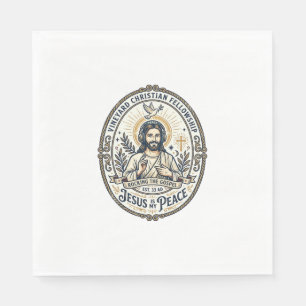 Serviette En Papier Jesus Lo Fi Rythmes D'étude Tee Graphique Esthétiq