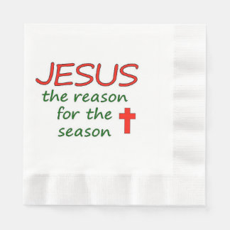 Serviette En Papier JESUS Raison de la saison