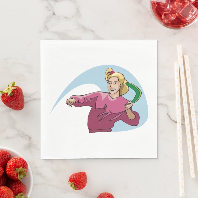 Serviette En Papier Jeter Un Boomerang (Créateur téléchargé)