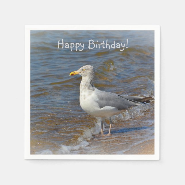 Serviette En Papier Jeter un regard sur Seagull (Devant)