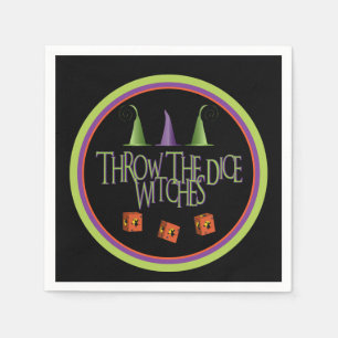 Serviette En Papier Jetez Les Sorcières De Dice Bunco