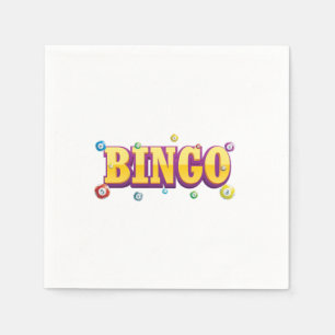 Serviette En Papier Jeu de Bingo Joueur chanceux Joueur Jeu cadeau
