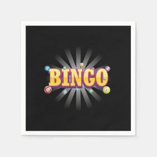 Serviette En Papier Jeu de Bingo Joueur chanceux Joueur Jeu cadeau
