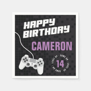 Serviette En Papier Jeu de néon vert pour anniversaire de tout âge