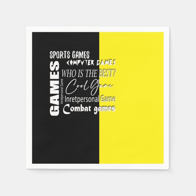 Serviette En Papier Jeu informatique du joueur (Devant)