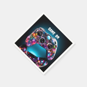 Serviette En Papier Jeu Sur Vibrant Remote