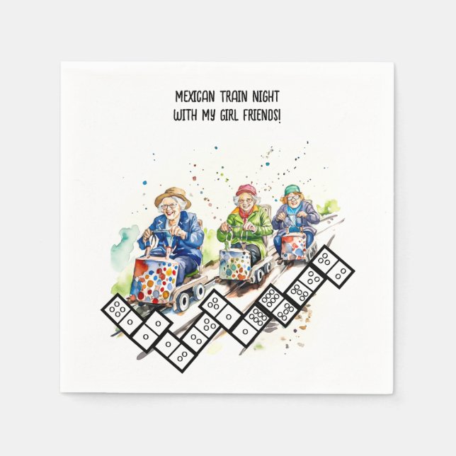 Serviette En Papier Jeux (Devant)