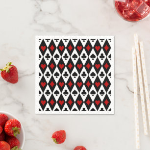 Serviette En Papier Jeux de hasard Blackjack Joueur de cartes Casino L