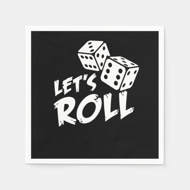 Serviette En Papier Jeux de société (Devant)