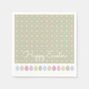 Serviette En Papier JEUX OEufs de PÂQUES Ressortissants Couleurs Motif
