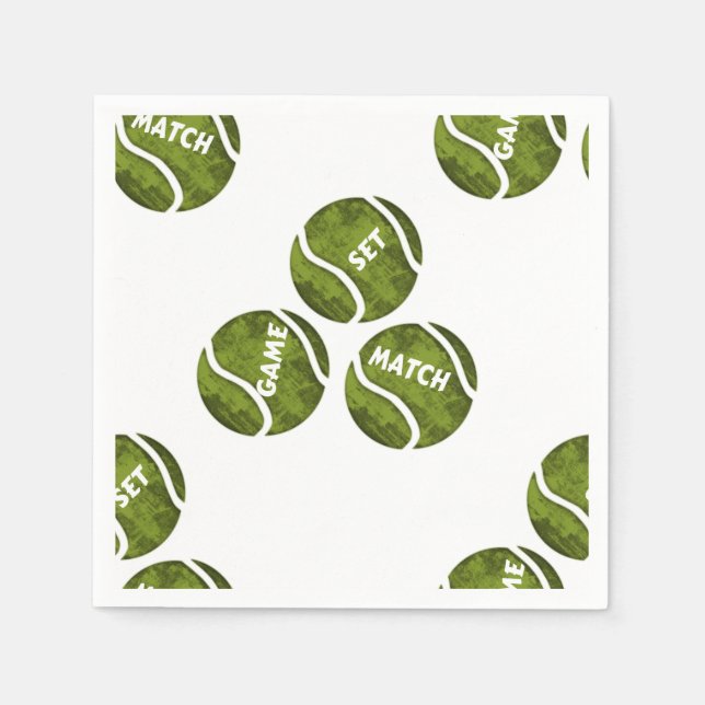 SERVIETTE EN PAPIER JEUX SET MATCH (Devant)