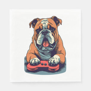 Serviette En Papier Jeux vidéo de Dog Plays