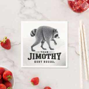 Serviette En Papier Jimothy Raton Laveur Viral Drôle Trash Panda Faune