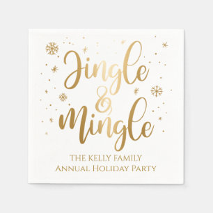Serviette En Papier Jingle et Mingle Holiday