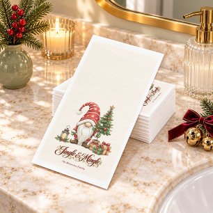 Serviette En Papier Jingle & Mingle Noël Gnome