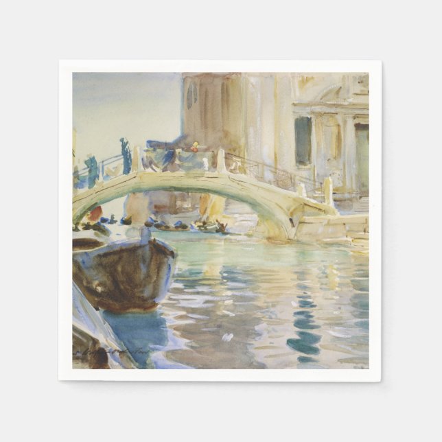 Serviette En Papier John Singer Sargent - Venice (Devant)