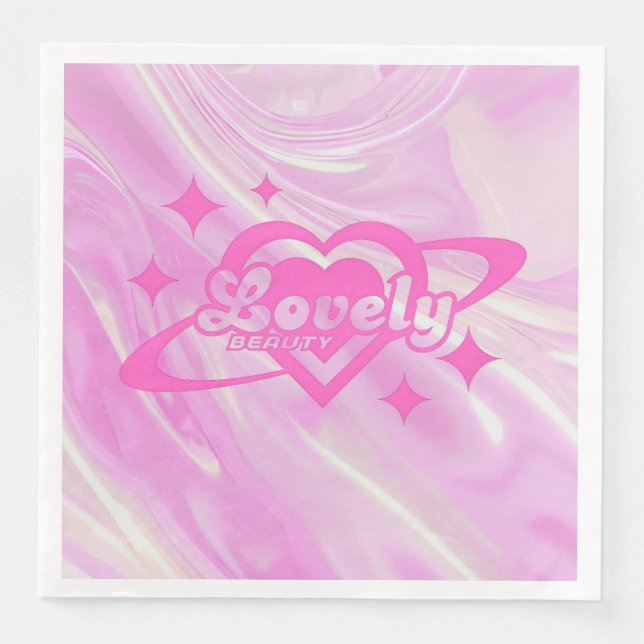 Serviette En Papier Joli (Devant)