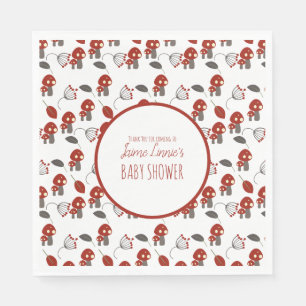 Serviette En Papier Joli Champignon Baby Shower Garden Forest Merci