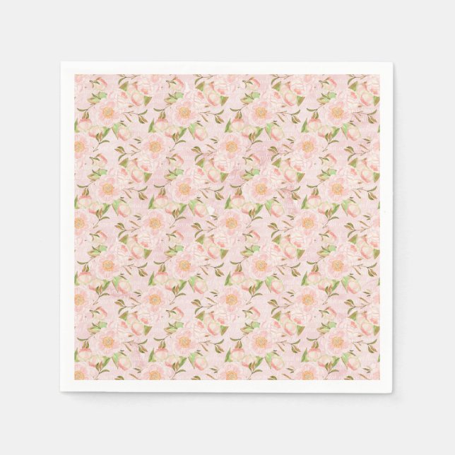Serviette En Papier Joli floral (Devant)