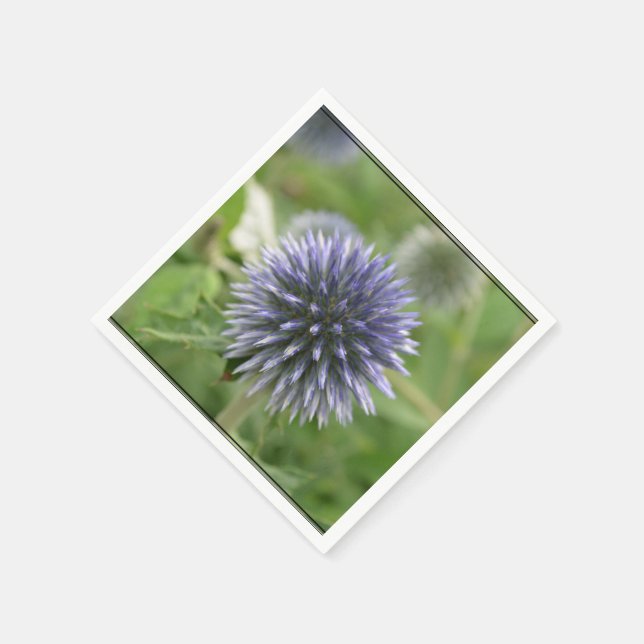 Serviette En Papier Joli Globe Thistle (Coin)