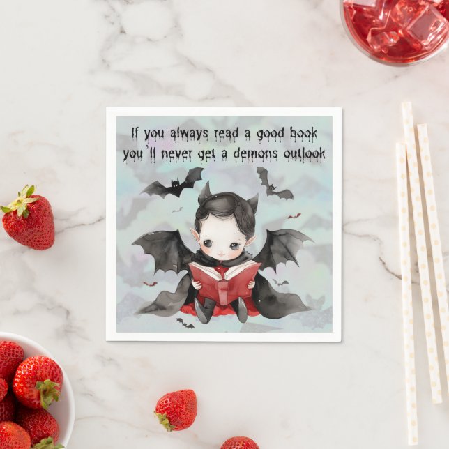 Serviette En Papier Joli Halloween ! 👻 (En situation)