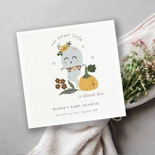 Serviette En Papier Joli Halloween Blush Ghost Little Boo Baby shower