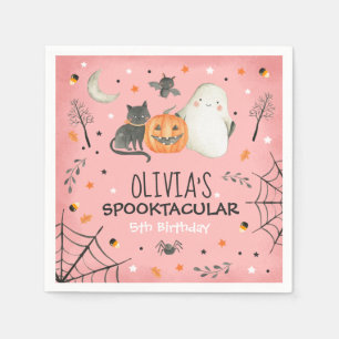 Serviette En Papier Joli Halloween Ghost Spooktacular Anniversaire Dé
