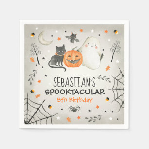 Serviette En Papier Joli Halloween Ghost Spooktacular Anniversaire Déc