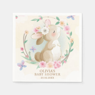 Serviette En Papier Joli lapin Lapin Boho Baby shower Chic