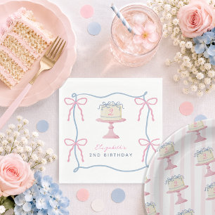 Serviette En Papier Joli 'Manger le gâteau et le garder deux' pour un