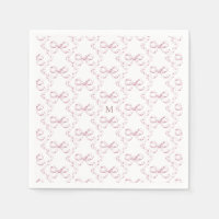 Joli Monogramme de cou rose