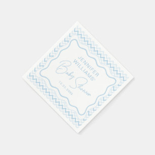 Serviette En Papier Joli papier pour Baby Shower garçon disco en coqui