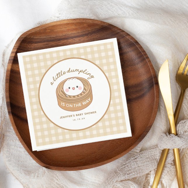 Serviette En Papier Joli petit Baby shower de dumping (Créateur téléchargé)