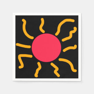 Serviette En Papier Joli soleil