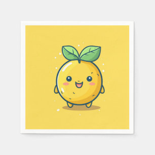 Serviette En Papier Joli thème citron