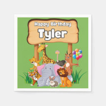 Joli Zoo Awesome Animal fête des enfants