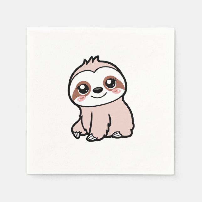 Serviette En Papier Jolie fente rose (Devant)