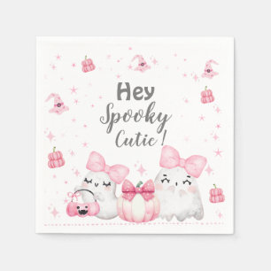 Serviette En Papier Jolie fête d'anniversaire Ghost Moderne