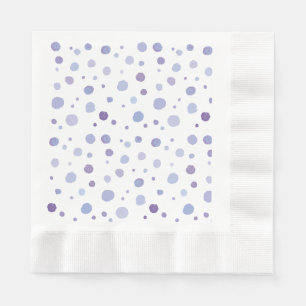 Serviette En Papier Jolie œuvre d'art pointillée aux coups de pinceau