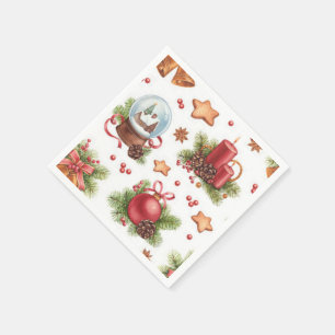 Serviette En Papier Jolie serviette de Noël