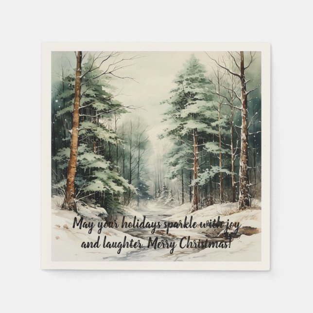 Serviette En Papier Jolly Jingles Napkin (Devant)