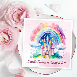 Serviette En Papier Jote Castle Girls Anniversaire