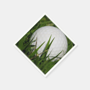 Serviette En Papier Jouer au golf