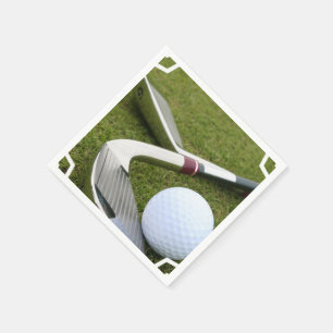Serviette En Papier Jouer au golf