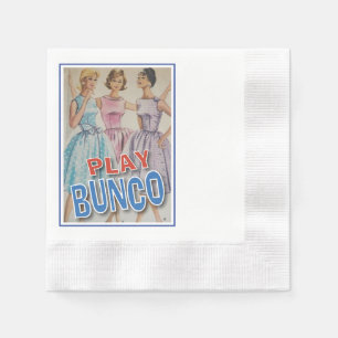 Serviette En Papier Jouer Bunco Avec Les Filles