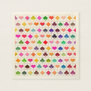 Serviette En Papier Jouer des combinaisons de cartes