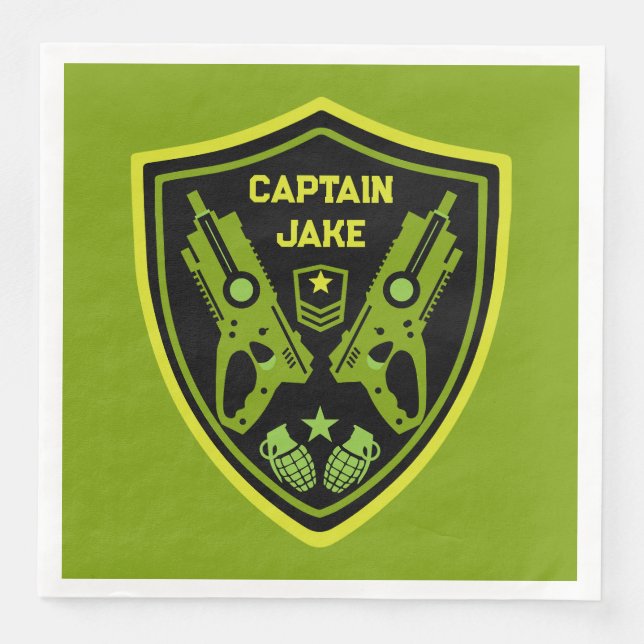 Serviette En Papier Jouet Jouet Jeu de canon Bataille (Devant)