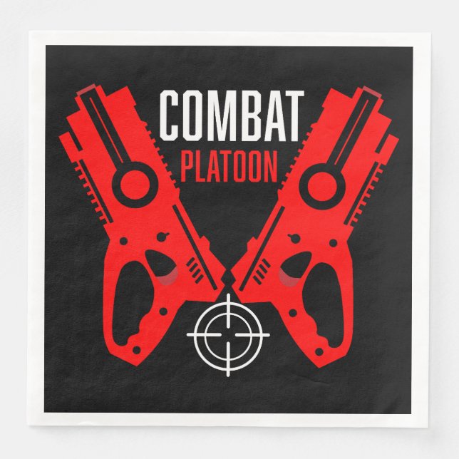 Serviette En Papier Jouet pour enfants Bataille d'armes Noël (Devant)