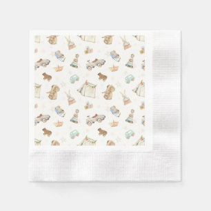 Serviette En Papier Jouets Vintages Boho Baby shower
