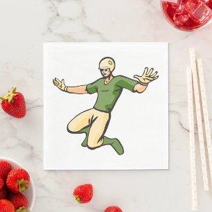 Serviette En Papier Joueur de baseball